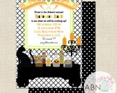 HALLOWEEN Party Invites- DIY Printable Invitation- Black Cat Silhouette Invite- by A Blissful Nest Il_170x135