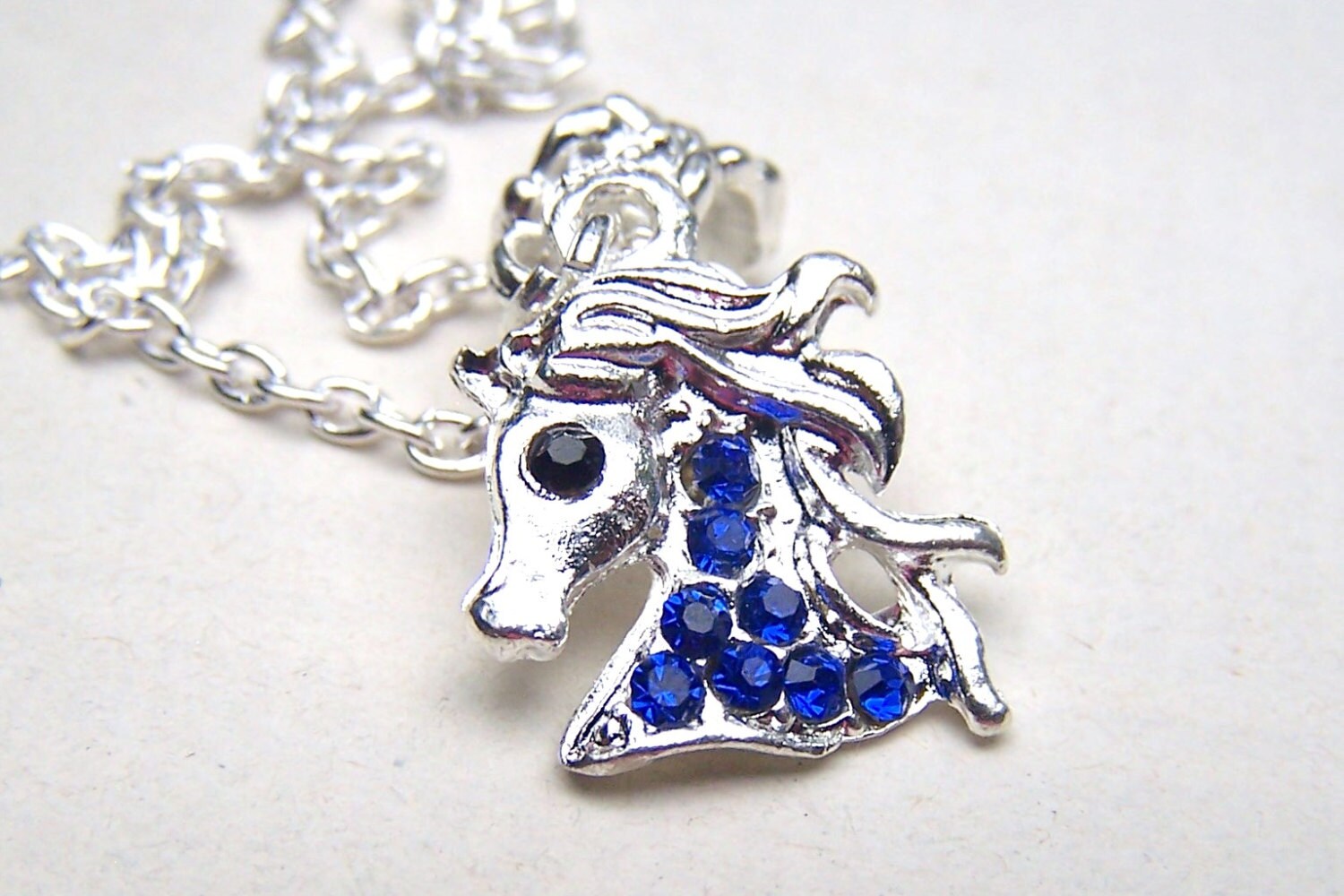 Girls Jewelry Horse Necklace Girls Horse by stonehorsedesigns