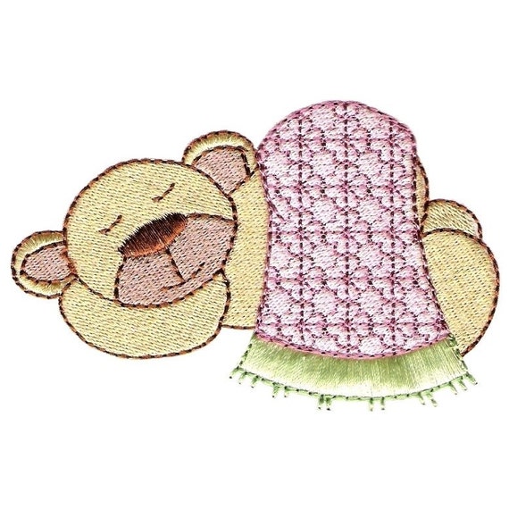 Teddy machine embroidery design sleepy teddy by embroidalot Teddy machine embroidery design sleepy teddy by embroidalot