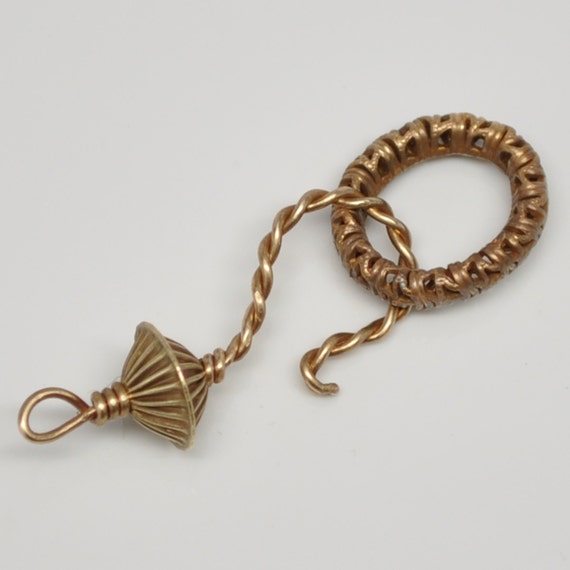 Hook and Eye Clasps Closures Handmade Twisted brass S Hook