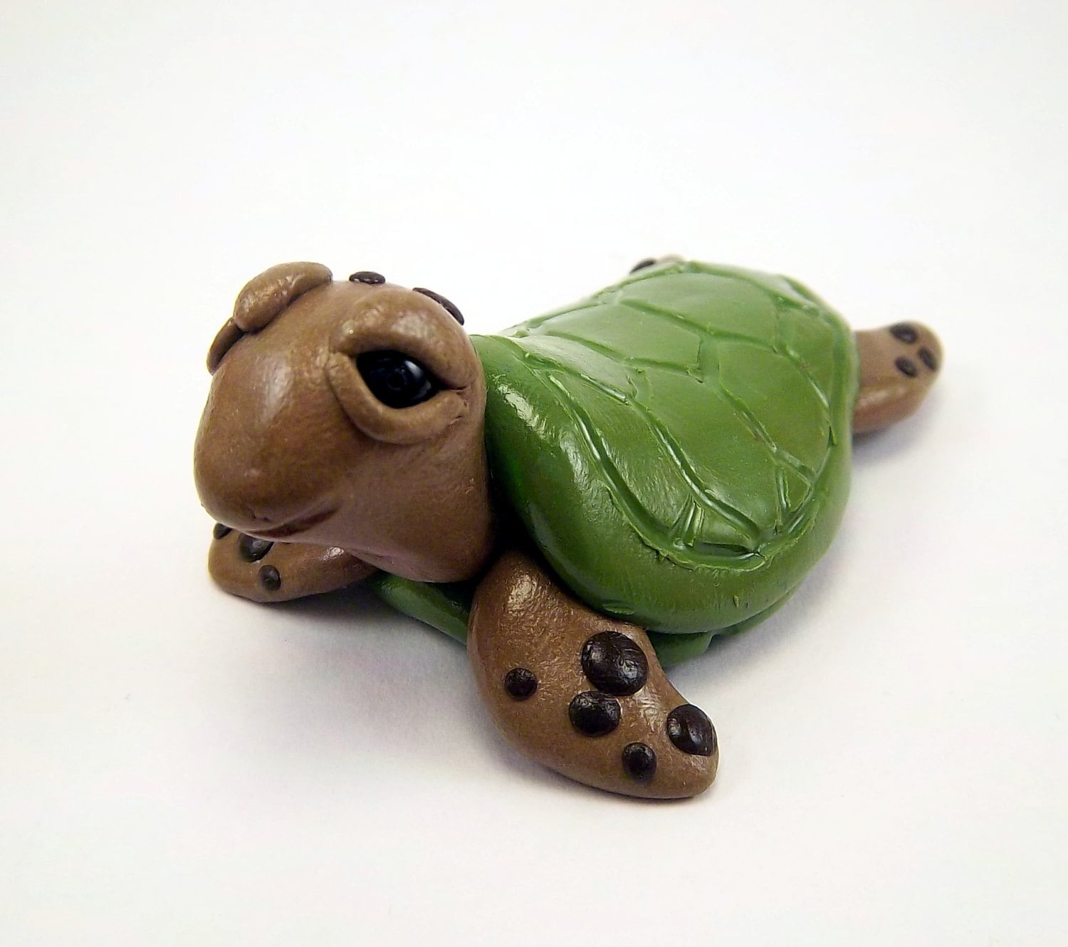 Polymer Clay Sea Turtle by creationsbycurry on Etsy