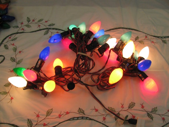 extra nice vintage 1950s noma 25 bulbs c9 christmas light set extra nice vintage 1950s noma 25 bulbs c9 christmas light set