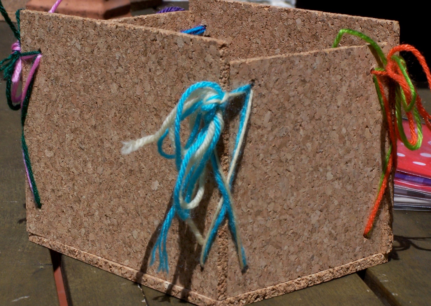 Thick agglomerated cork sheets three made from cork grains