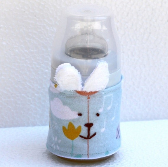 Bunny Avent 4 Ounce Feeding Bottle Cover by tinytweets on Etsy