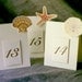 Beach Wedding Table Numbers - Shells - Weddings- Events - Paties - Holidays - Celebrations - Seating