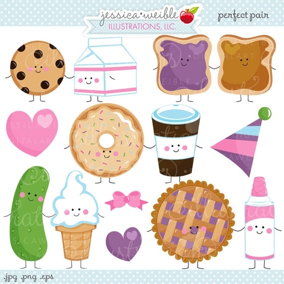 perfect-pair-cute-digital-clipart-commercial-use-ok-things-that-go-together-pairs