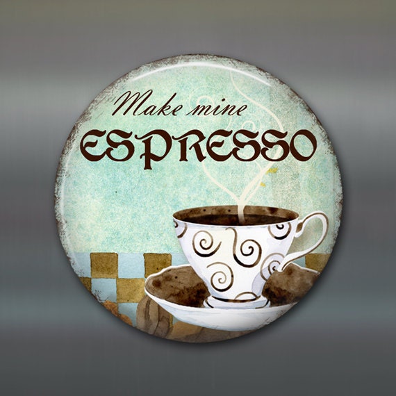 Items similar to 3.5" kitchen Refrigerator coffee