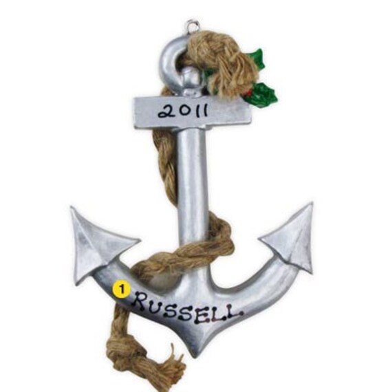 personalized christmas ornament anchor nauticalship boat god daughter christmas ornaments