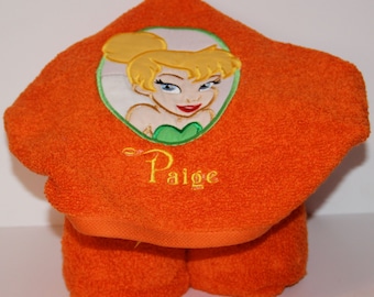 Tinkerbell Hooded Towel - Personalized