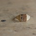 antique 10K gold signet ring / OSTBY BARTON