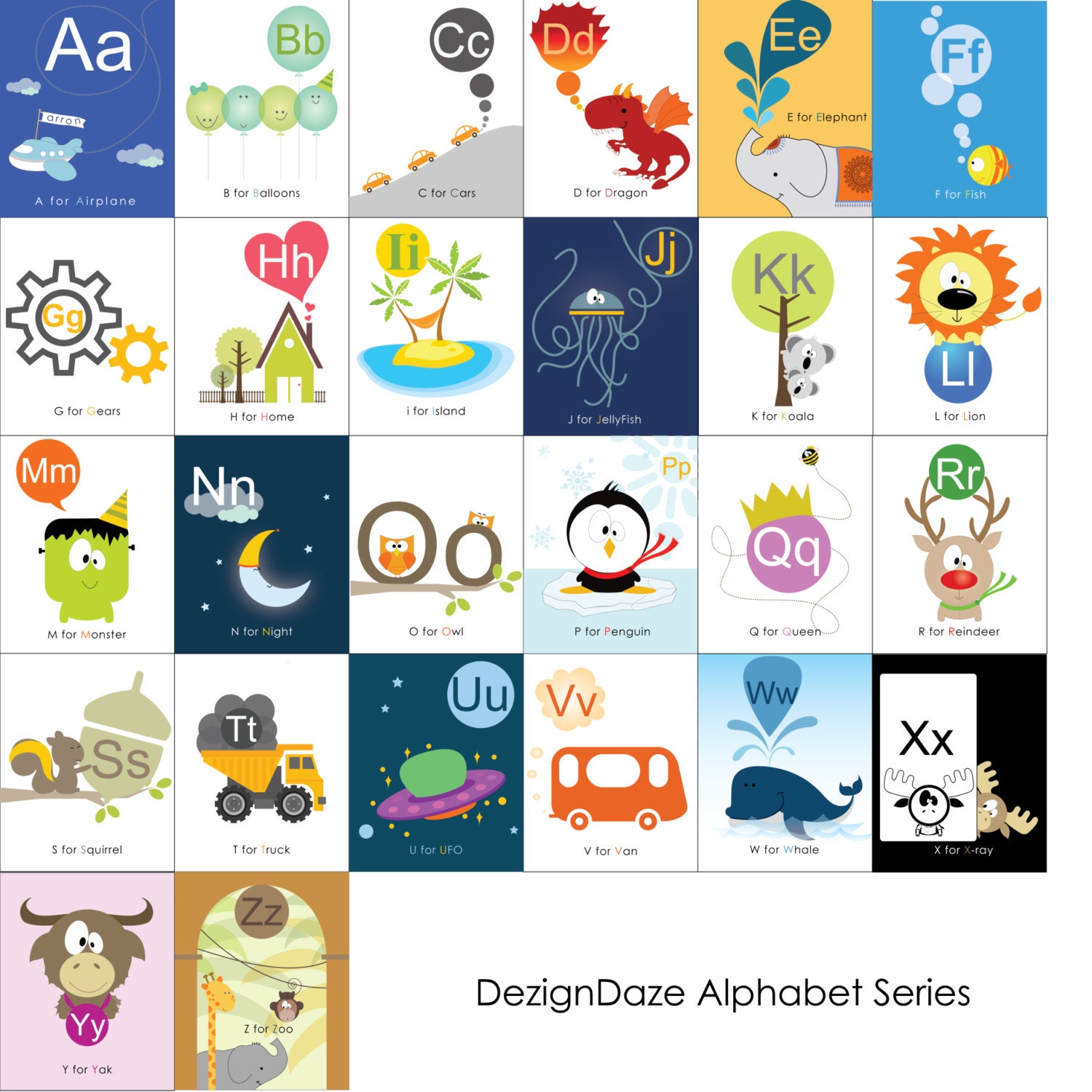 printable alphabet art abc letters all 26 alphabets by dezigndaze