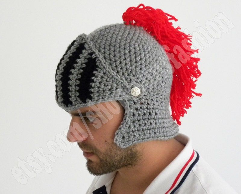 Winter Hats Boyfriend gift Winter hat Knight Helmet Hat Mens