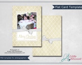5x7 Christmas Card Templates, Holiday Card Templates, Photographer Templates, PSD Template for Photographers - Design 471 Il_170x135