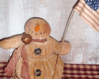 Primitive "Freedom Frosty" Pattern