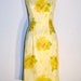 Vintage 50s Wiggle Dress - 50s Party Dress - Lemon Meringue Chiffon