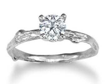 twig engagement ring conflict free diamond 030 carat nature inspired ring - Nature Inspired Wedding Rings twig engagement ring conflict free diamond 030 carat nature inspired ring - Nature Inspired Wedding Rings