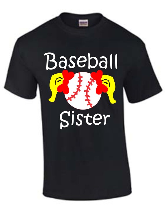 cute baseball sister shirts