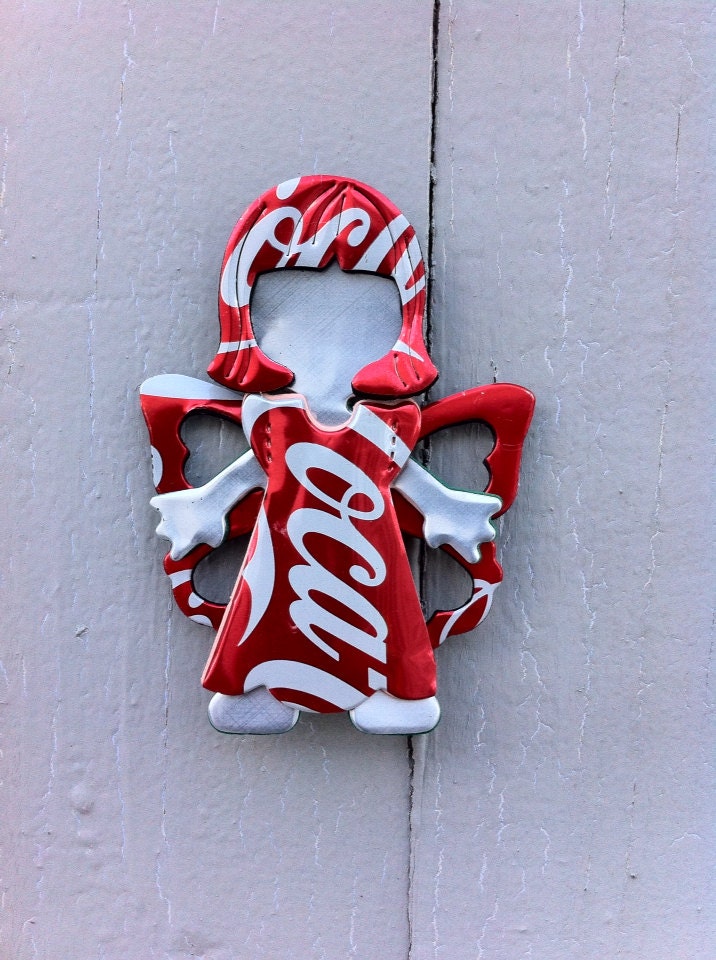 Coca Cola Girl Angel -Christmas Ornament or Magnet