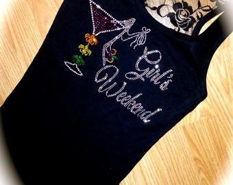1 Bridesmaid Half Lace tank top. New Orleans Bachelorette Party. Girls Weekend Shirt. Fluer Di Lis. Bachelorette shirt. Maid of honor.