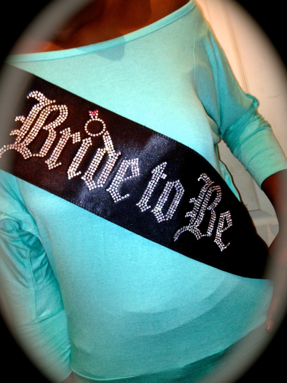 Bachelorette Sash. Bride To Be Rhinestone Sash. Bride Jeweled