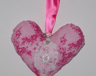 Popular items for fabric hearts on Etsy