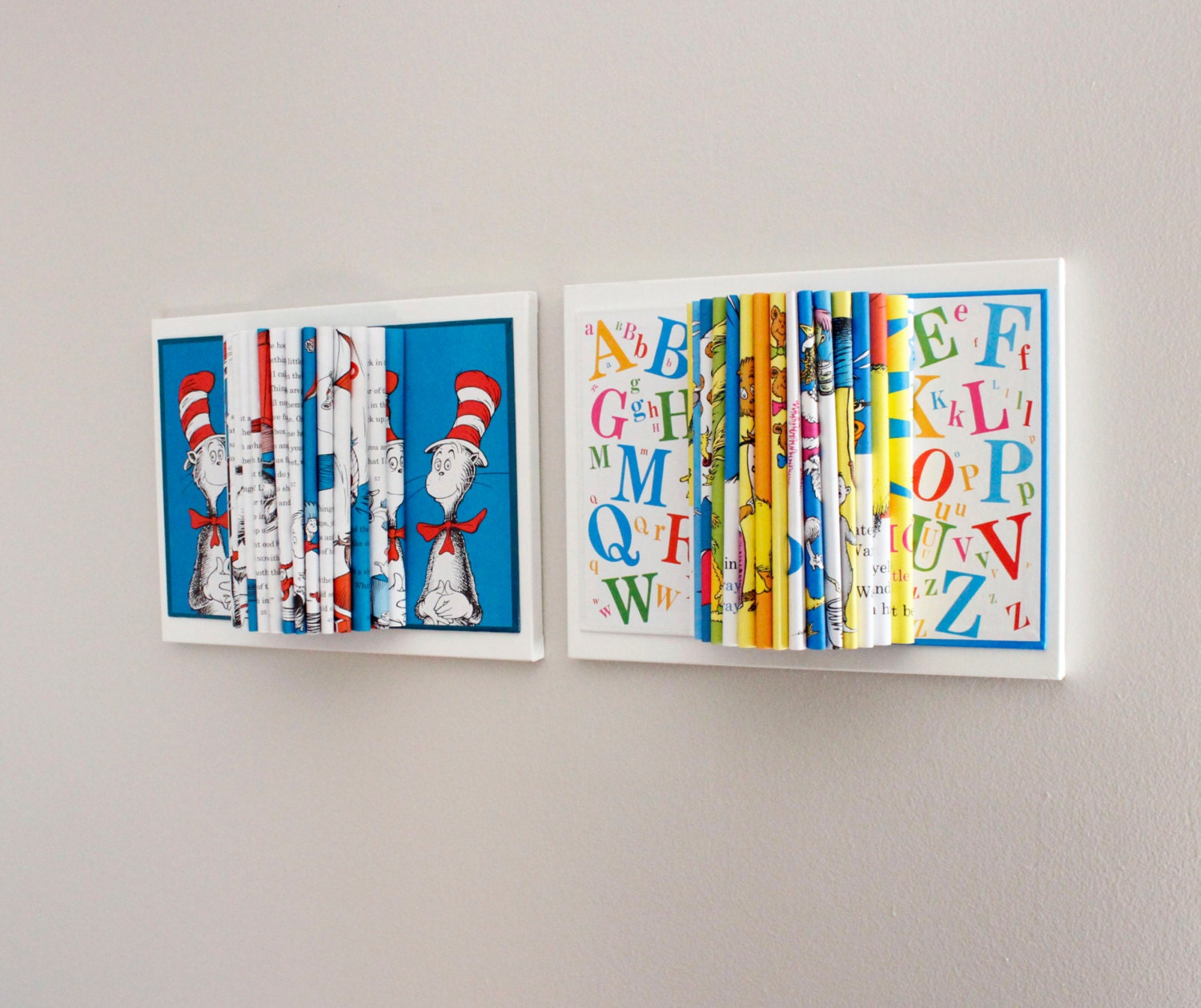 Dr. Seuss Room Decor Wall Art Kids Room Book by yinsteadofi