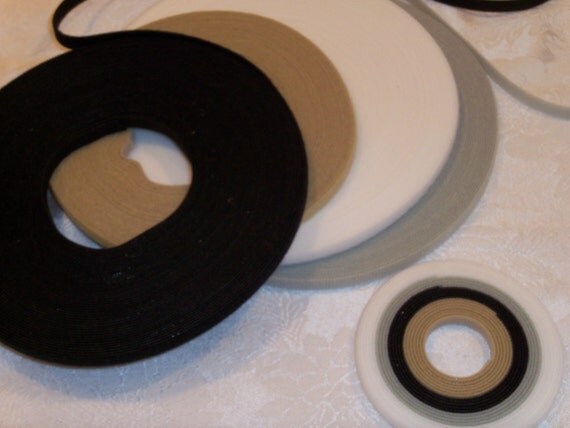 5 Yards / Neutral Colors Ultra-Thin Velcro® for Doll Clothes / Doll Clothes Velcro®