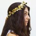 Reserved for Jana - Gold Leaf Crown, Greek Goddess, Gold Leaf Tiara. Gold Leaf Headband, Goddess, Greek Headpiece, Gold Leaf Crown