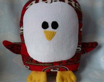Plush San Francisco 49ers Penguin Pillow Pal