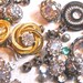 20% Off 100 PLUS Piece Vintage RHINESTONE Buttons