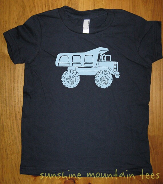 Dump Truck Shirt Kids Shirt Construction Big Truck Boys