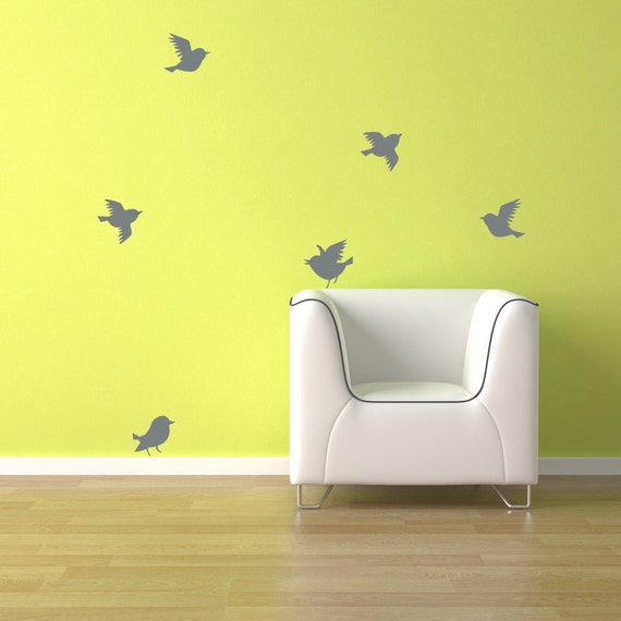 Birds Wall Decal 6 Birds flying. FREE Shipping by CherryWalls