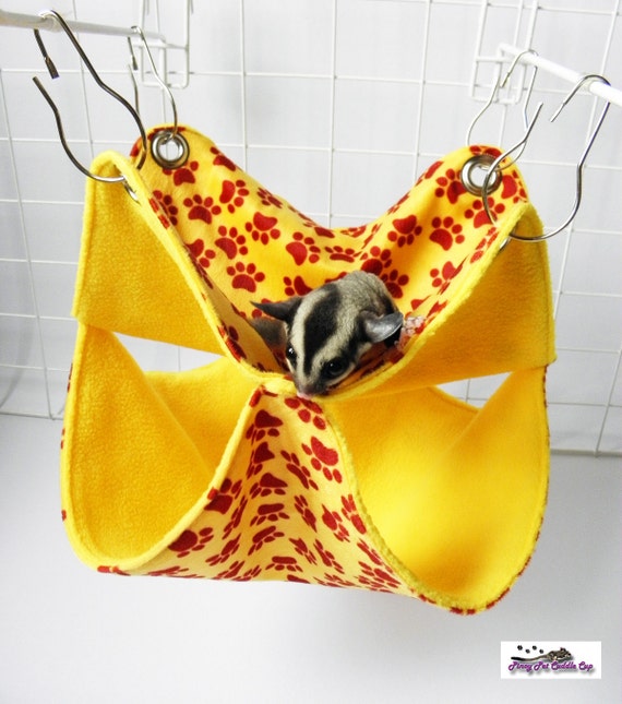 Sugar glider rat small animal double layer hammock