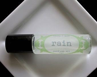 VACATION SALE RAIN Perfume Oil, Vegan Perfume, Floral Perfume, Natural Perfume