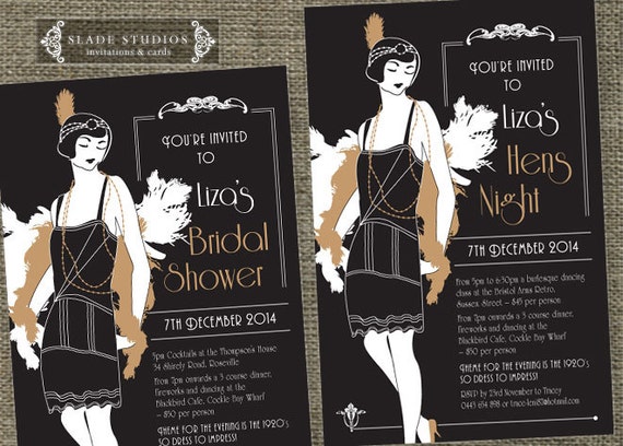 1920S Style Party Invitations 4