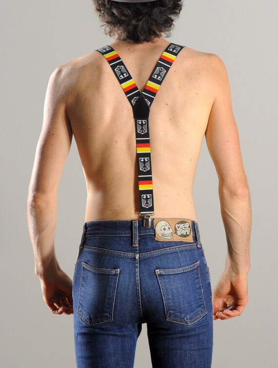 German suspenders crest flag Germany Octoberfest Oktoberfest