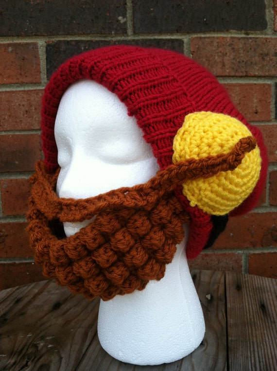 Yukon Cornelius knit character hat / adult ready to ship