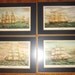 Large Pimpernel Cork Backed Acrylic Clipper Ship Placemats