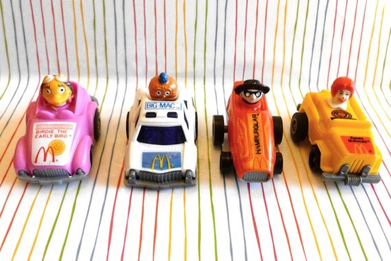 Vintage McDonald's Happy Meal Toys Mini McDonalds Cars