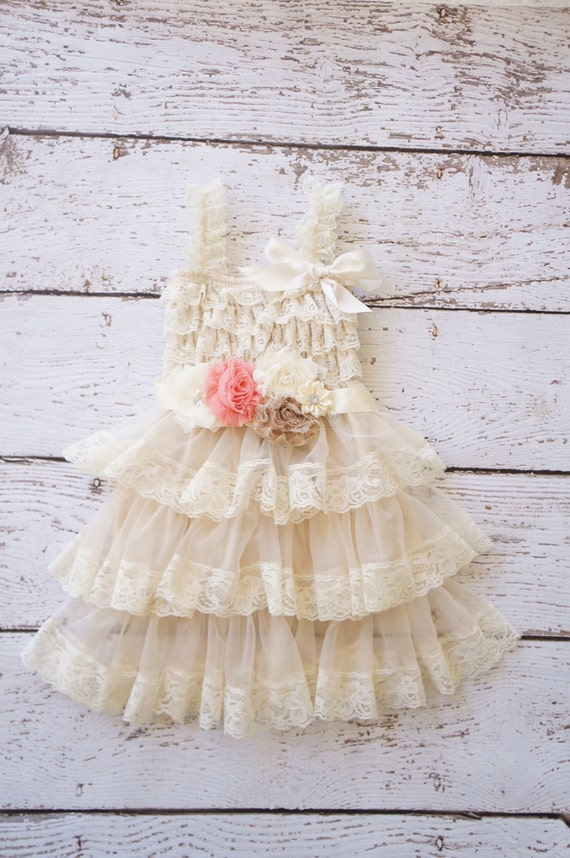 Flower Girl Dress Lace Flower girl dress Baby Lace Dress