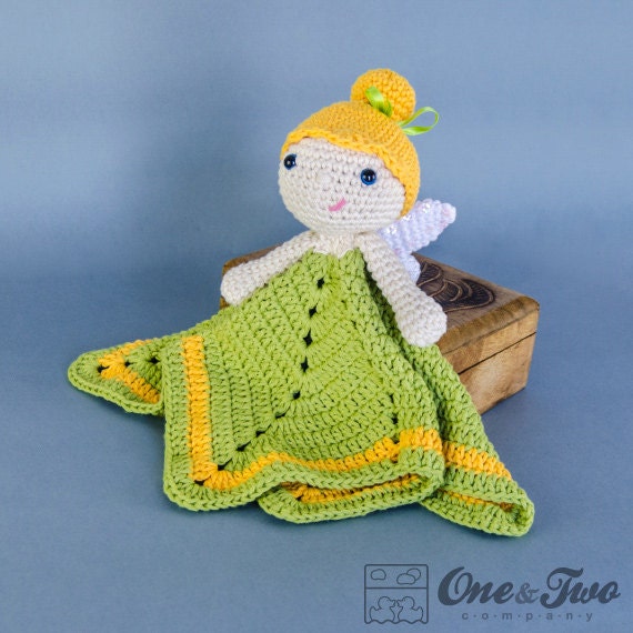 Fairy Lovey / Security Blanket - PDF Crochet Pattern - Instant Download - Blankie Baby Blanket