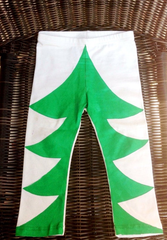 Items similar to Leggings Baby Kids Unisex Leggings Christmas Tree on Etsy
