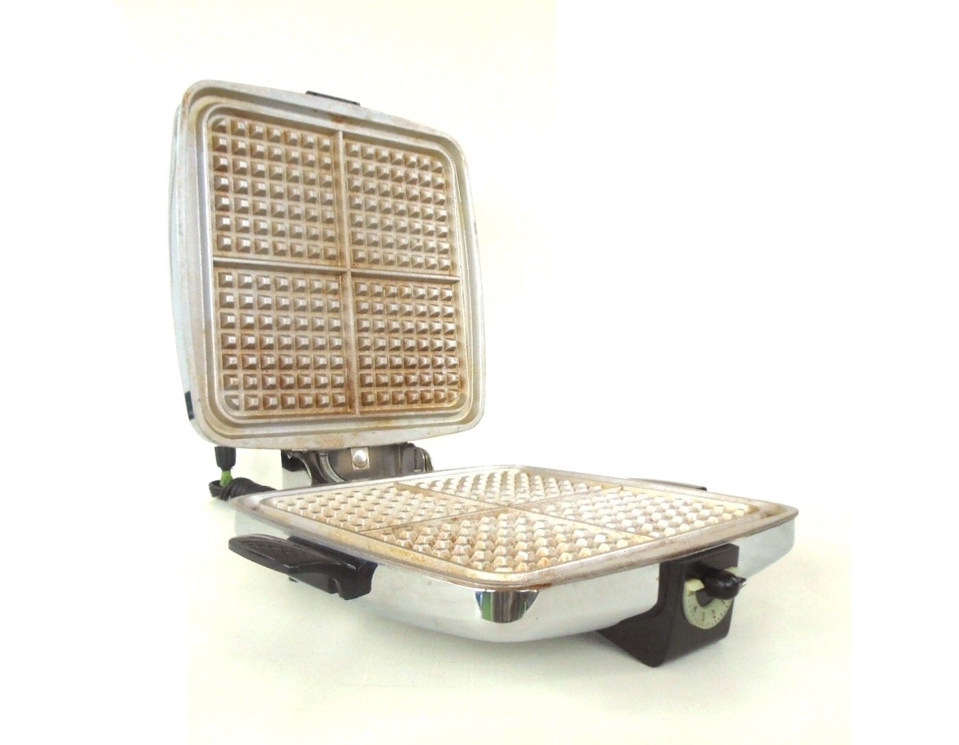 Sunbeam Waffle Iron Grill CG 1 Vintage 1950s Small Kitchen