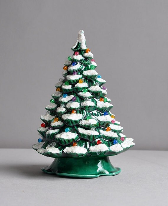 matched pair ceramic christmas trees 6 lights up matched pair ceramic christmas trees 6 lights up