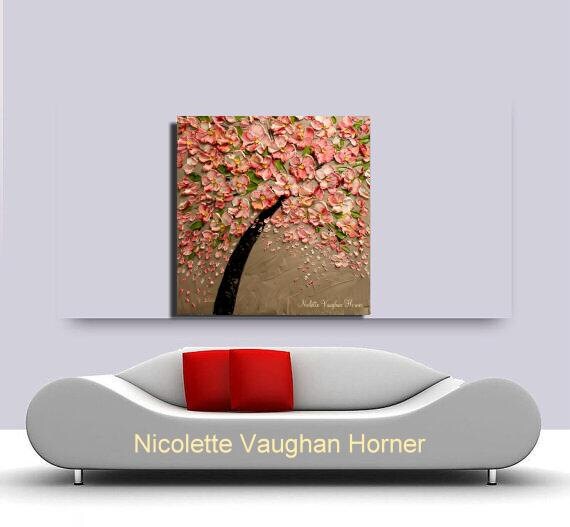 Original abstract Oil contemporary Deep gallery canvas