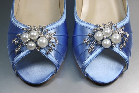 cornflower blue flat shoes