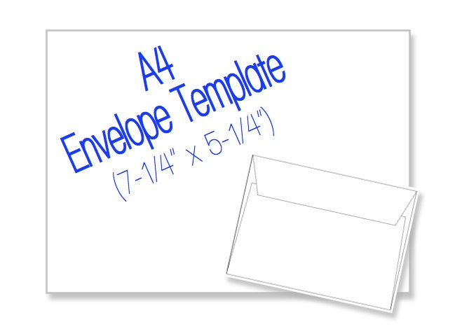 a7 envelope 7 14 x 5 14 blank by heritageexpressions on etsy