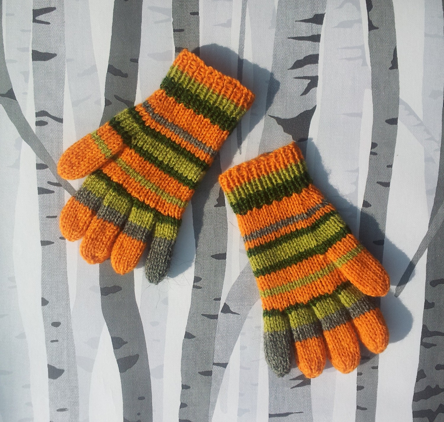 Coraline Gloves Hand Knitted Made To Order by GothicChameleon