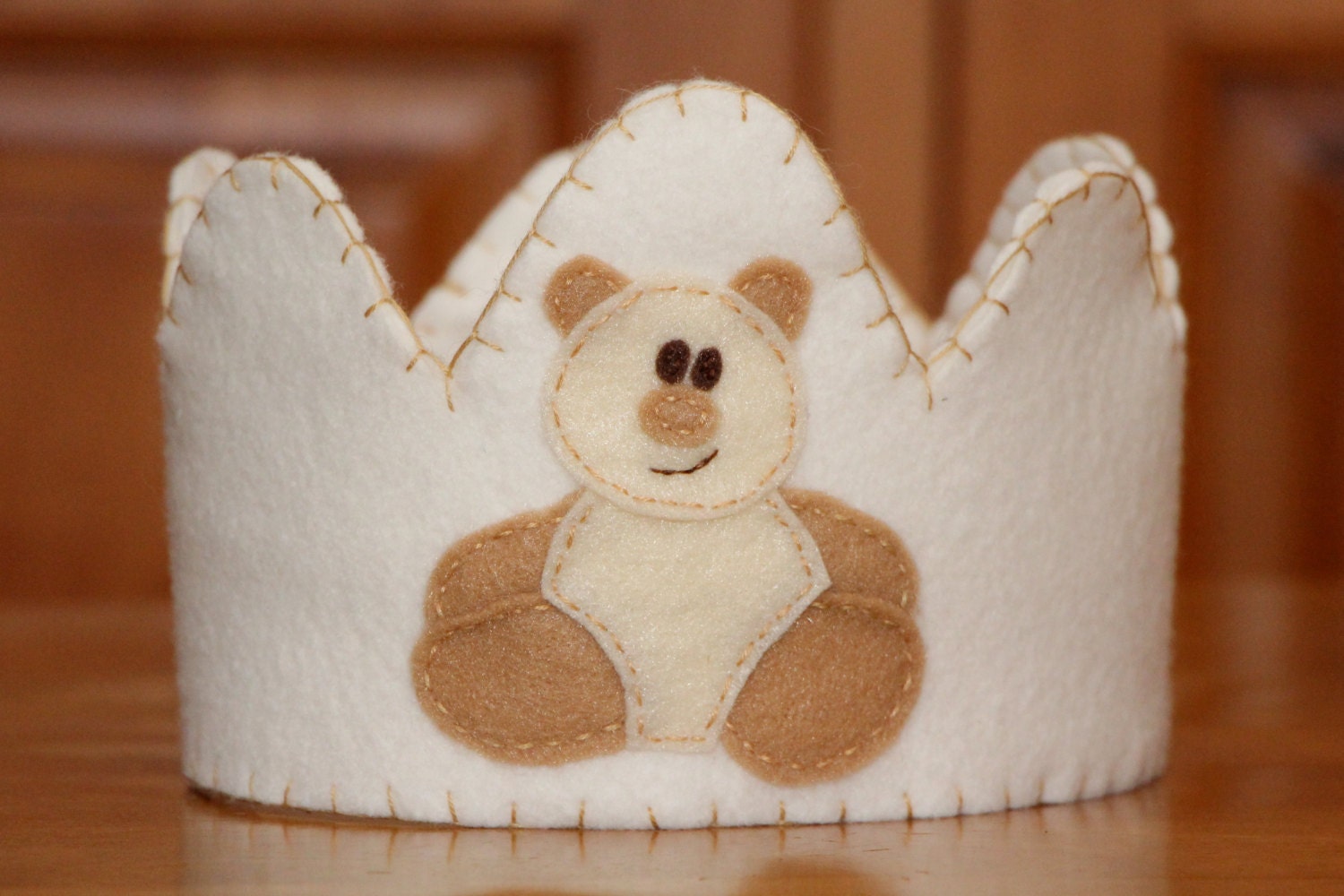 teddy bear with a crown