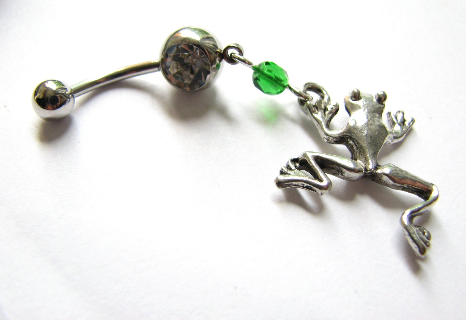 Frog Belly Ring Cute Belly Button Jewelry Bellybutton Rings